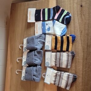 NWTs Lot of Baby Gap and Gymboree Baby Boys Socks Stripes Whale